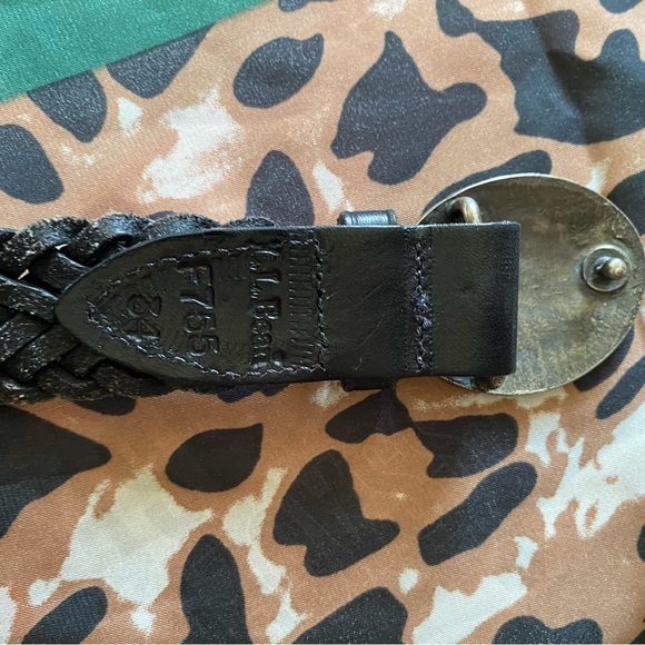 LL Bean black woven belt - Picture 6 of 6